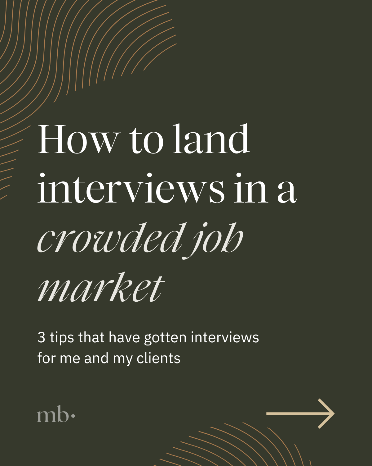 3 Strategies to Land Job Interviews in a Crowded Market
