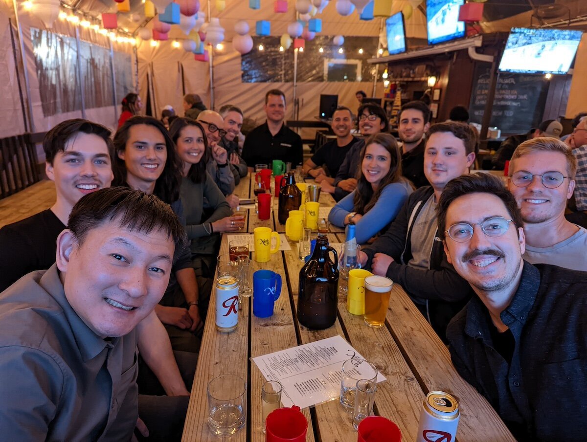 The team onsite in Portland